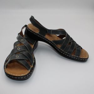 Women’s Natural Soul by Naturalizer Comfort sandals black size 7.5